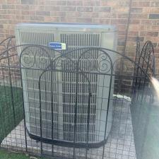 New heat pump installation at canine castle in alvin tx